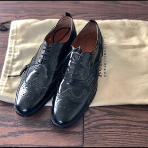 Burberry wingtip brogues leather oxfords